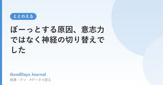 ぼーっとする原因、意志力ではなく神経の切り替えでした